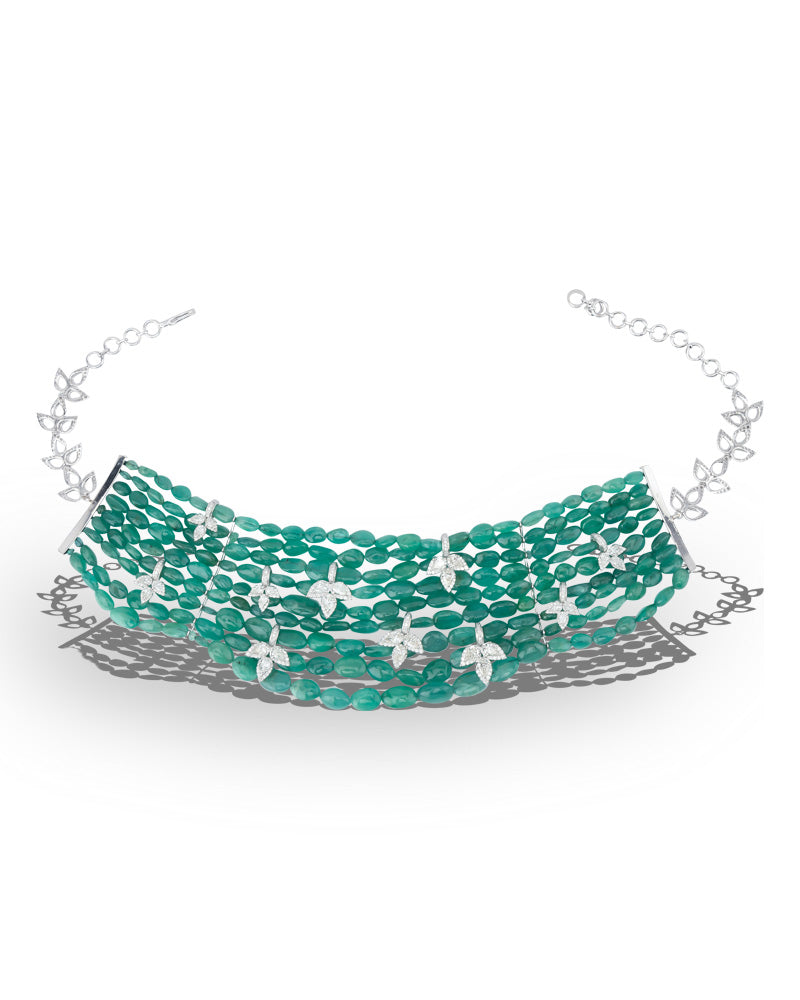 Haute in Emeralds Choker