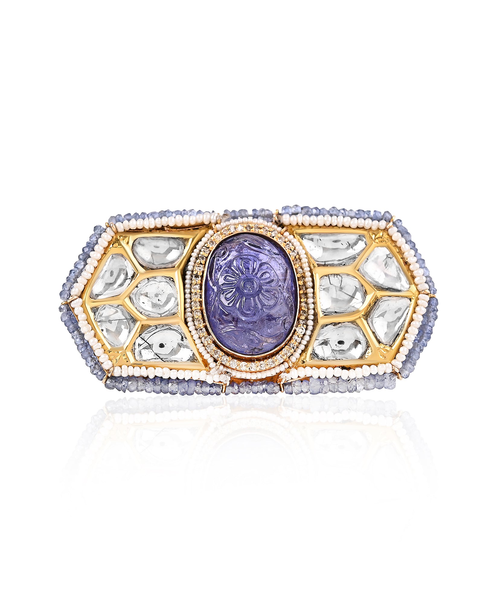 Tanzanite Hexa Ring