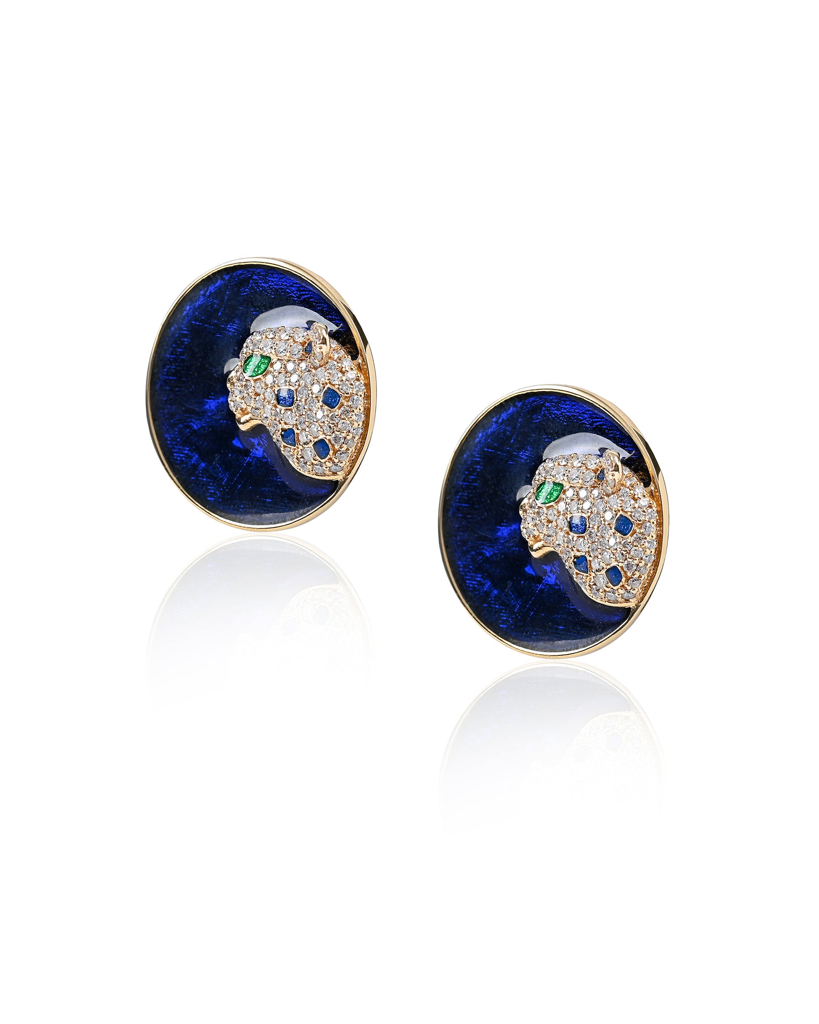 On The Hunt Earrings (Blue)