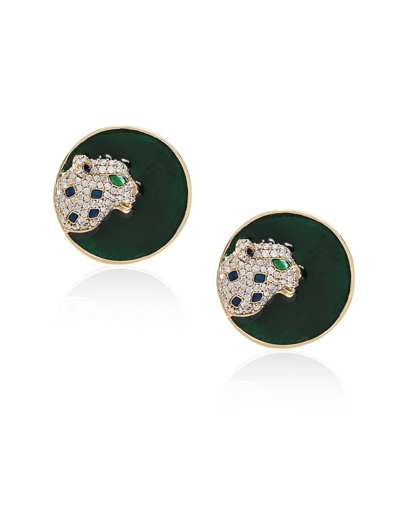 On The Hunt Earrings (Green)