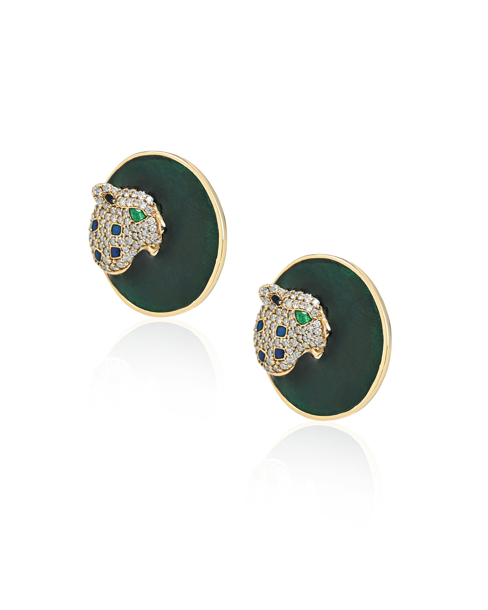 On The Hunt Earrings (Green)