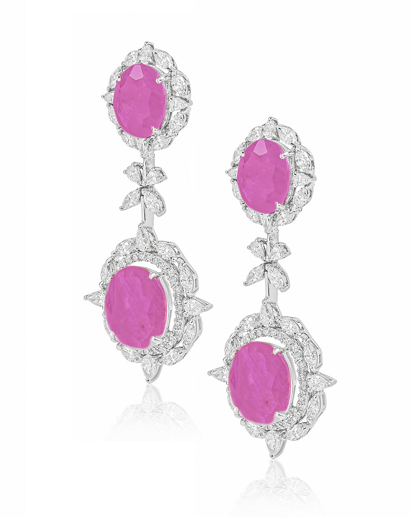 Ruby Paradise Earrings