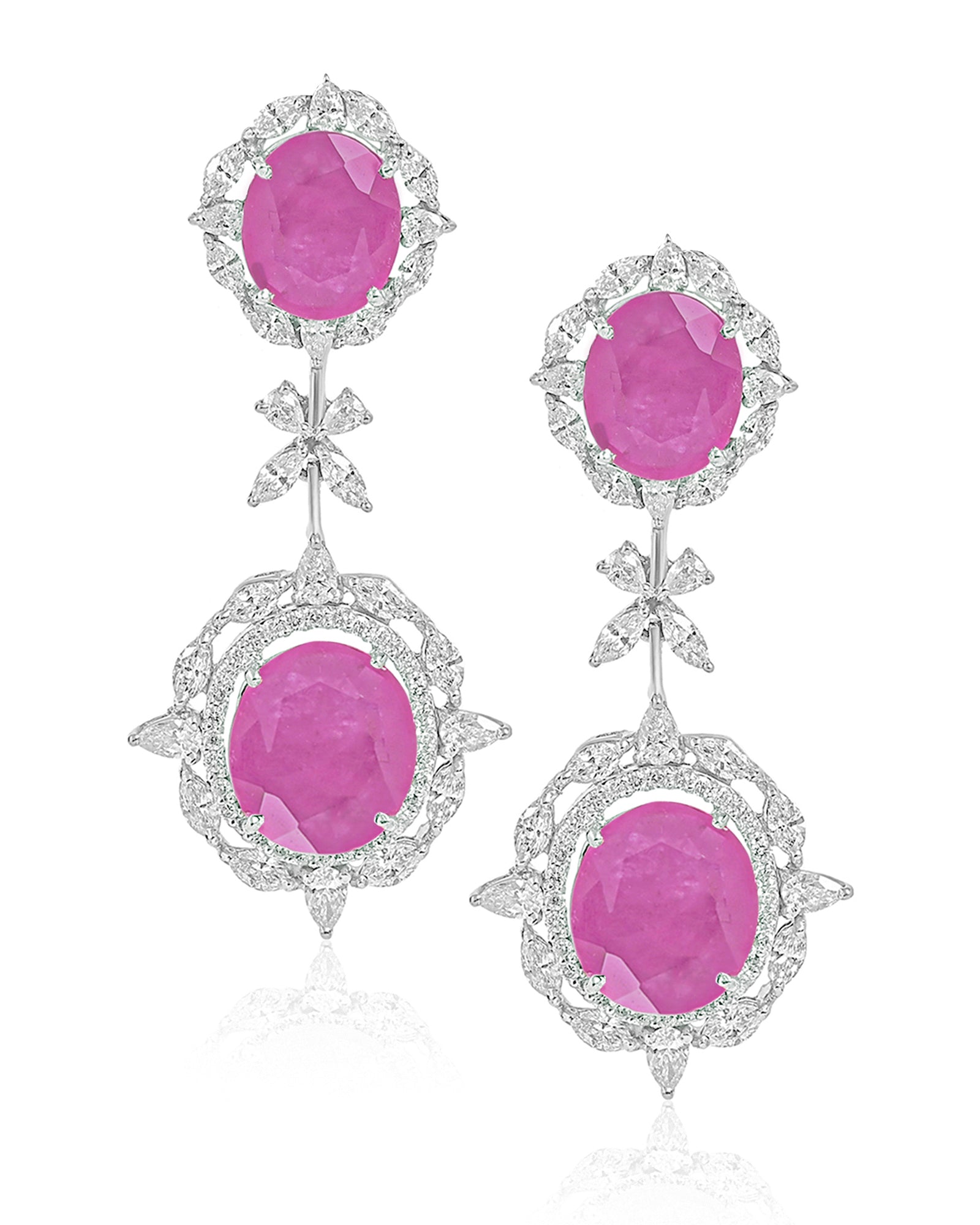 Ruby Paradise Earrings