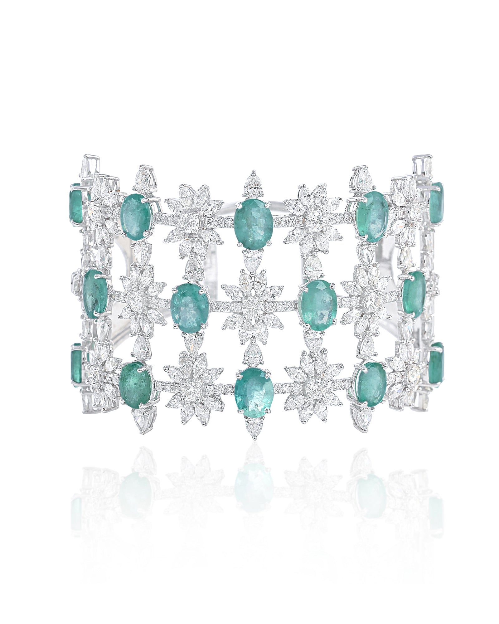 Haute in Emeralds Cuff