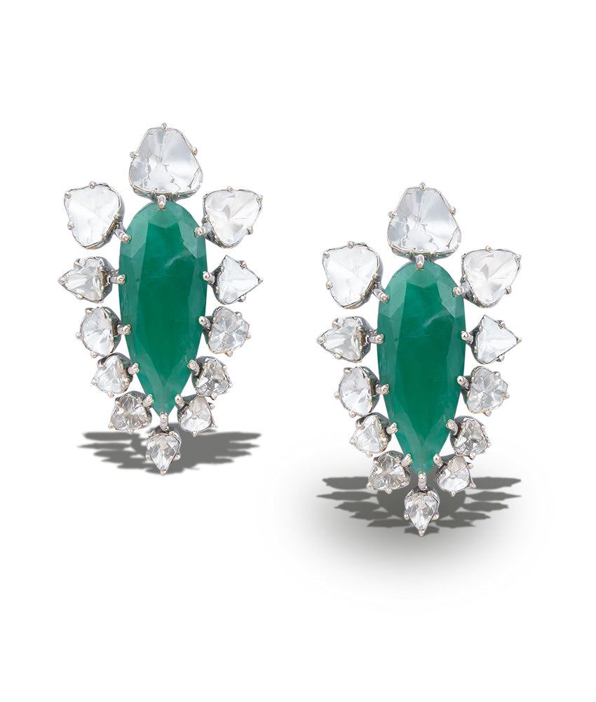 Emerald Temptation Earrings