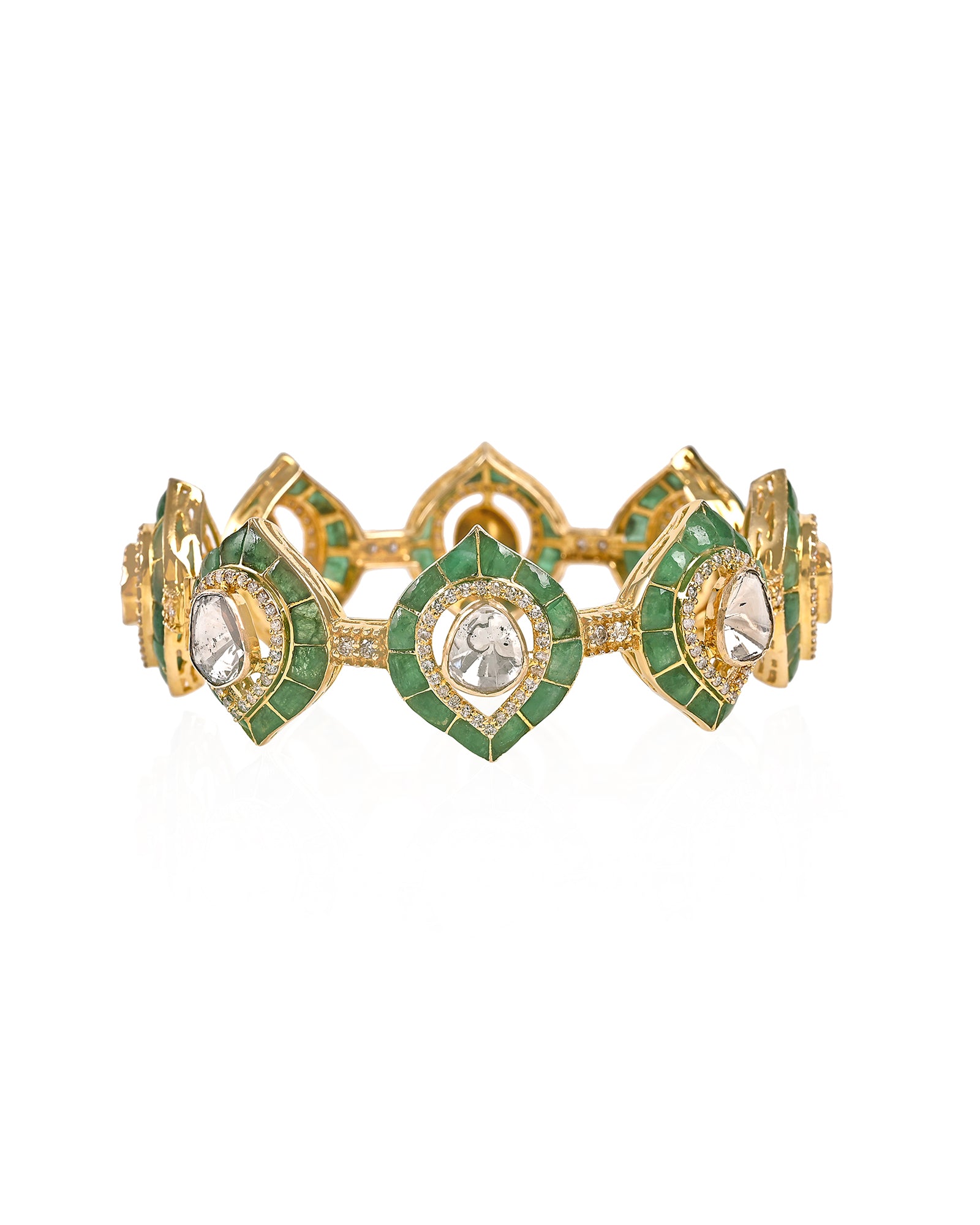 Emerald Treasure Bangle