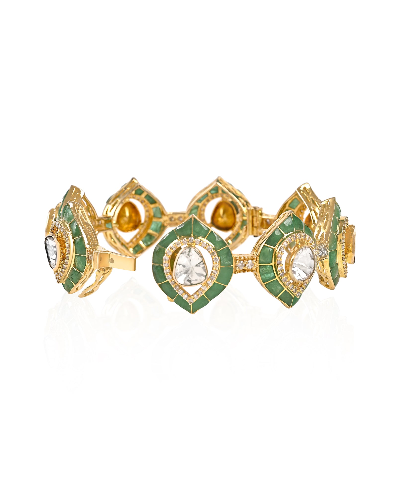 Emerald Treasure Bangle