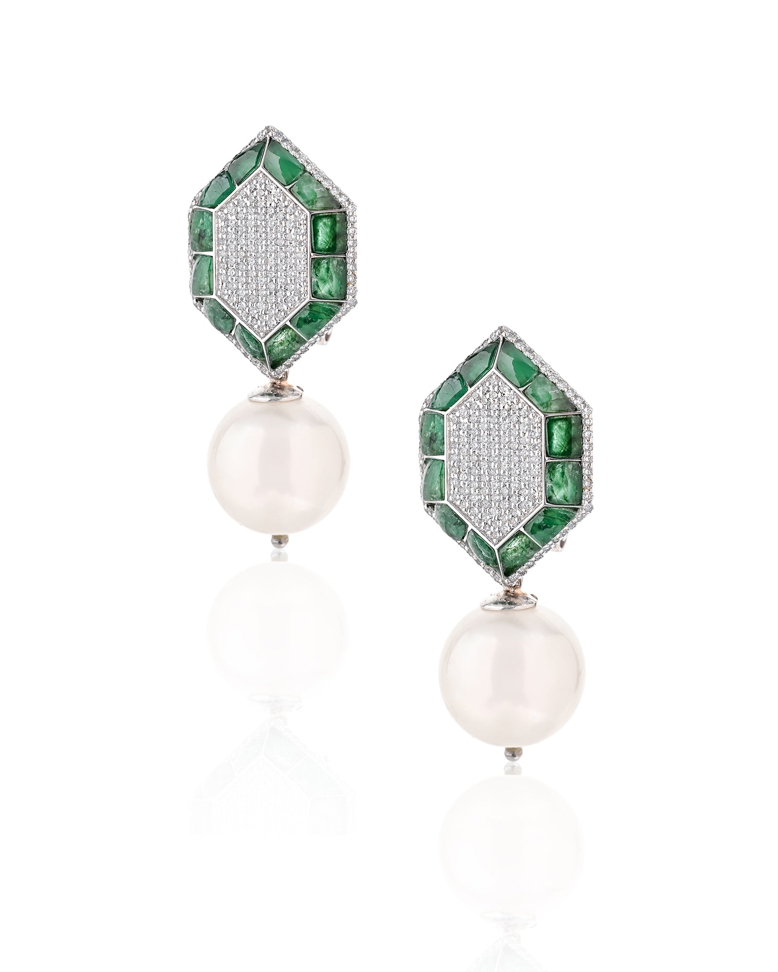 Hexa Drop Earrings