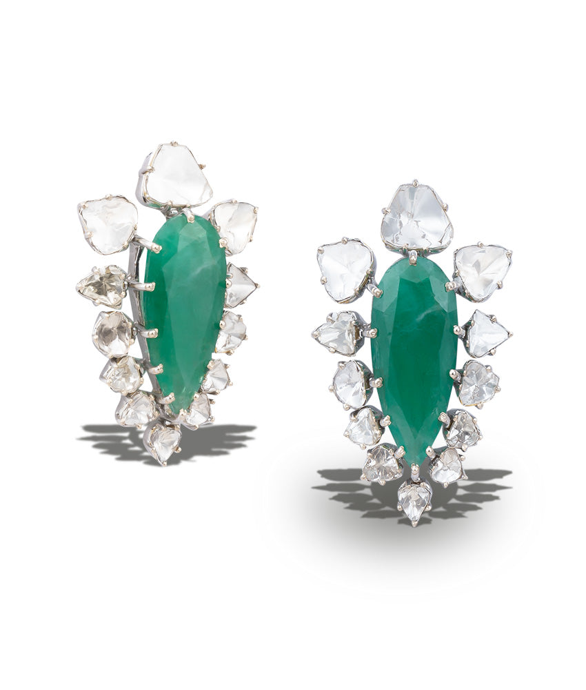 Emerald Temptation Earrings