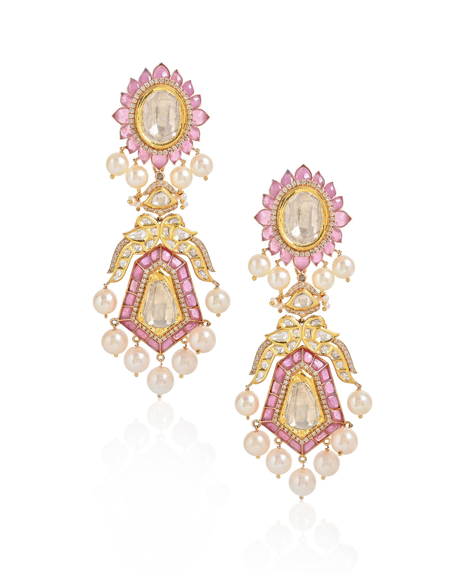 Jaipur Rose Earrings