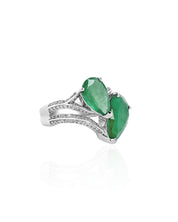 Emerald Times Two Ring