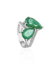 Emerald Times Two Ring