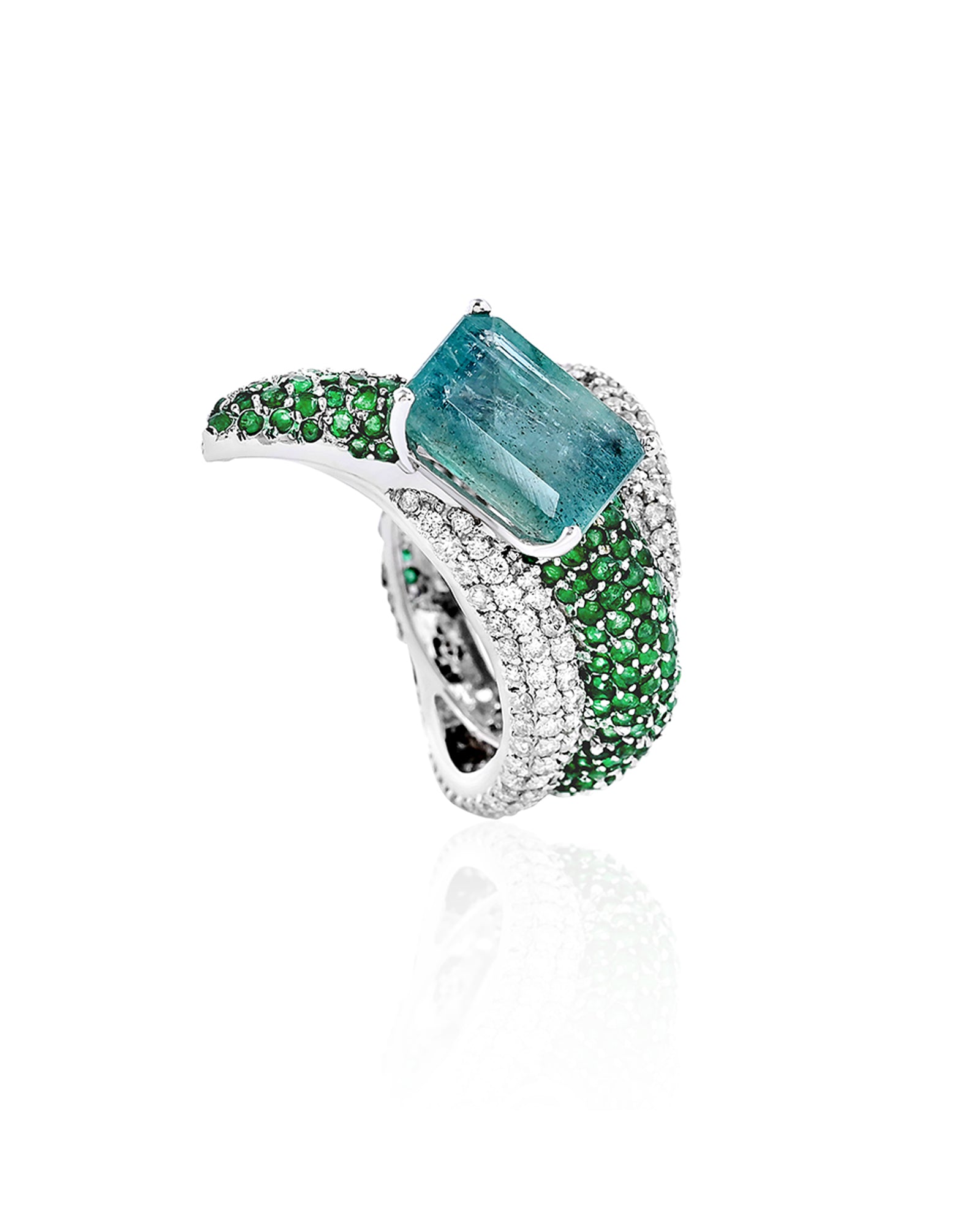 No Rules Ring (Emerald)