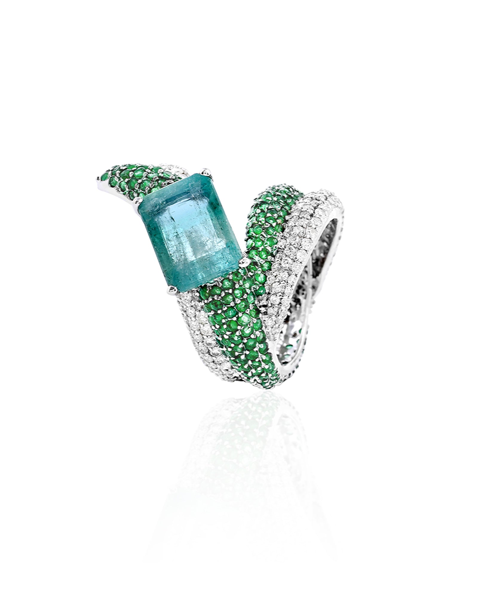 No Rules Ring (Emerald)