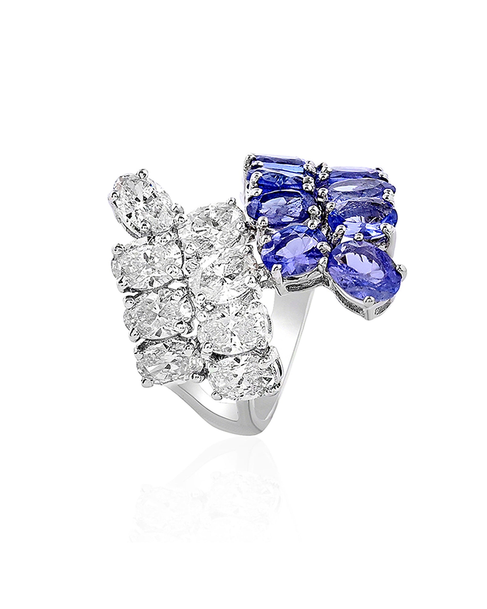 Tanzanite Blossom Ring