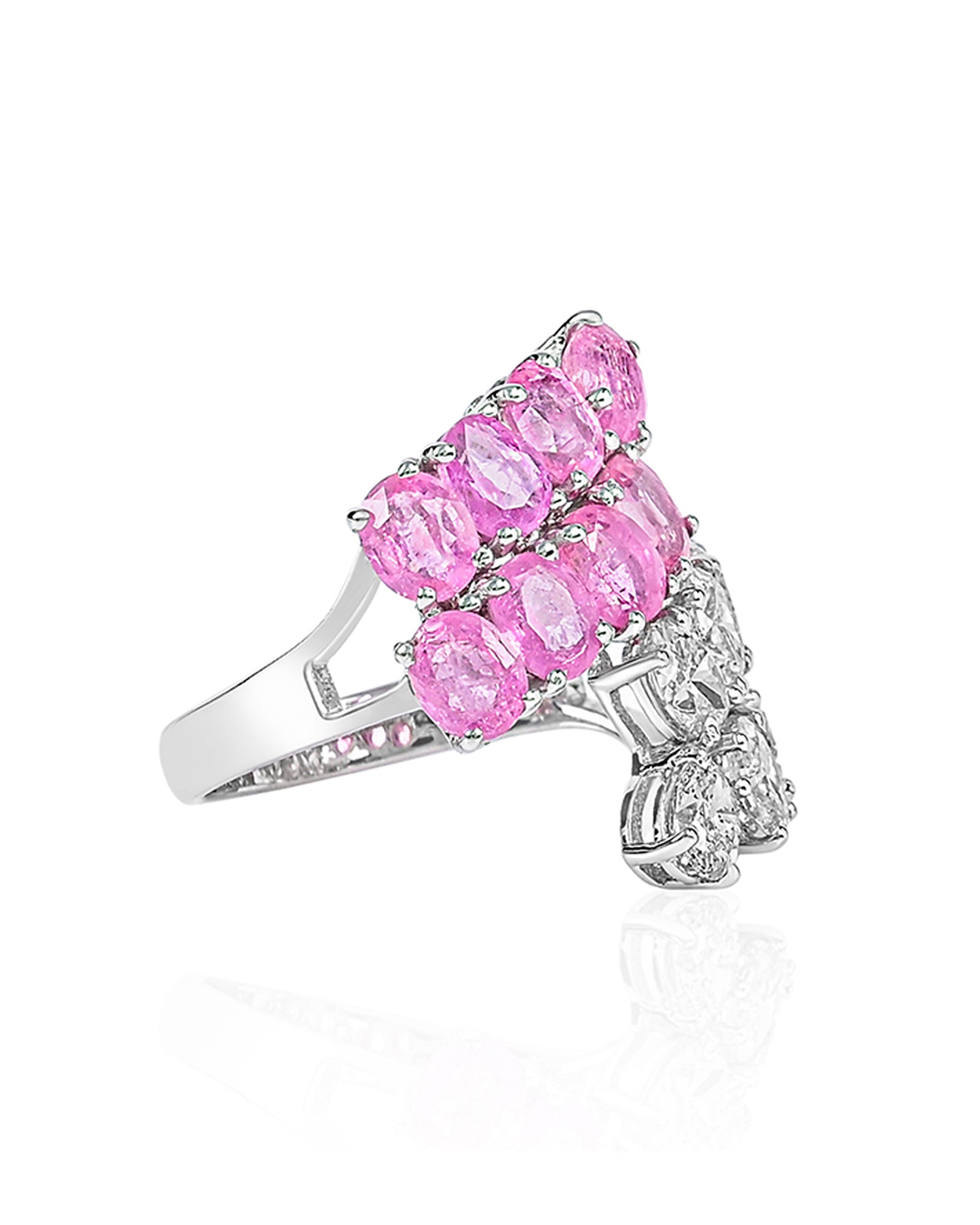 Ruby Blossom Ring