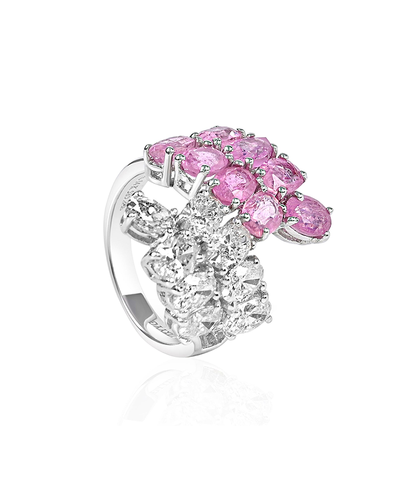 Ruby Blossom Ring