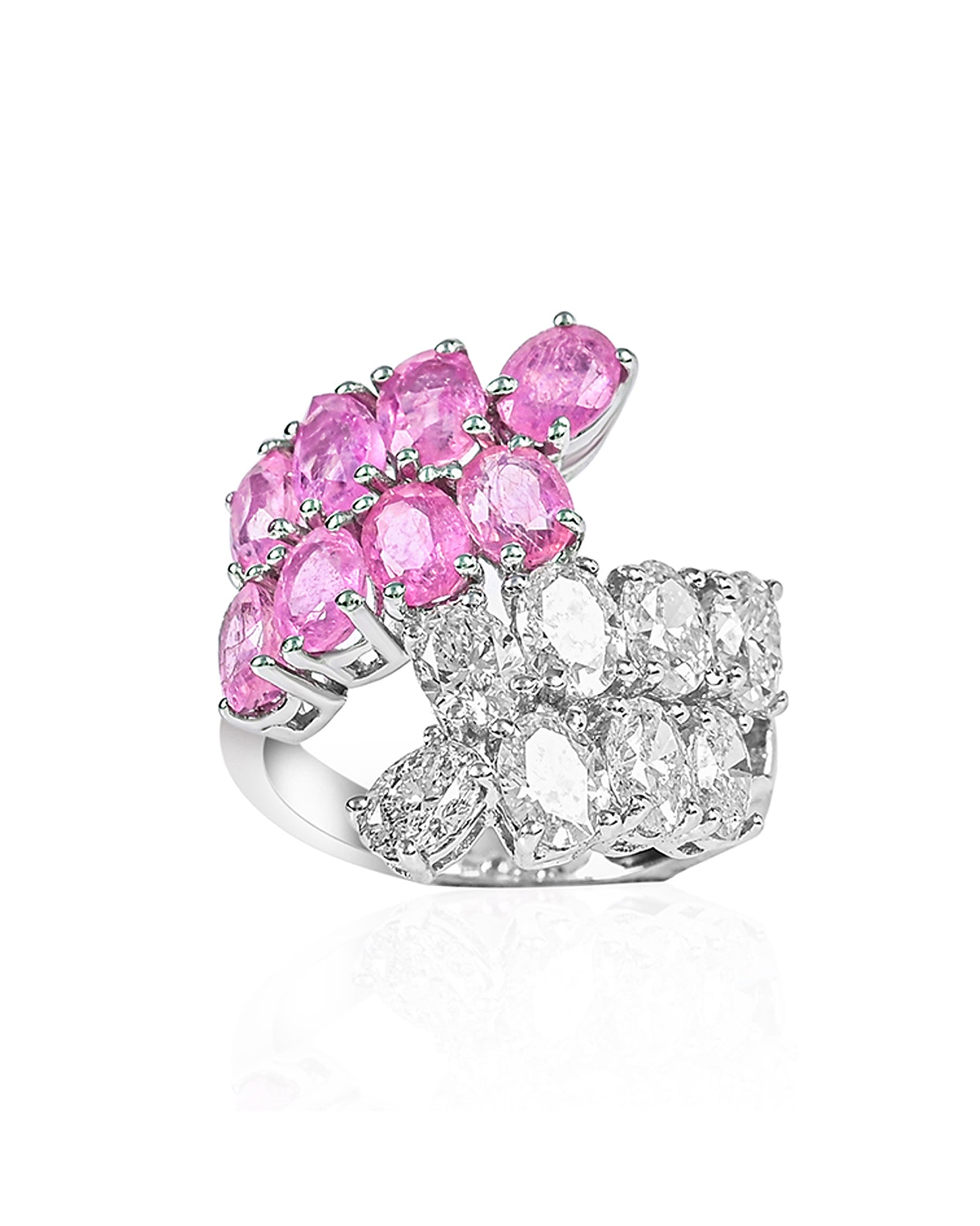 Ruby Blossom Ring