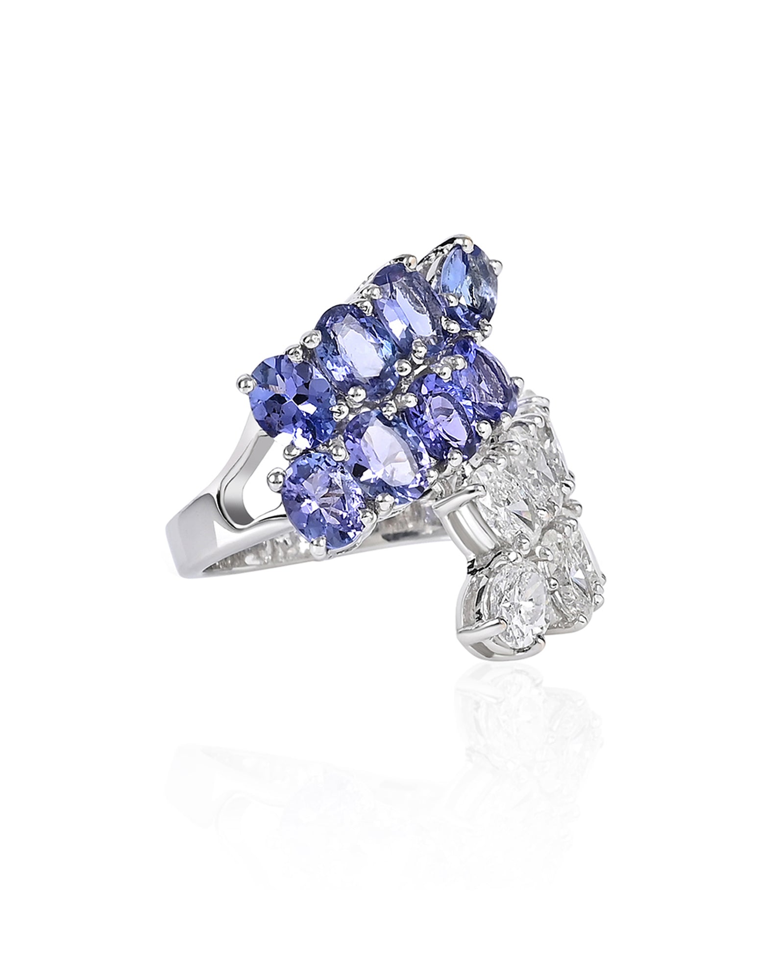 Tanzanite Blossom Ring