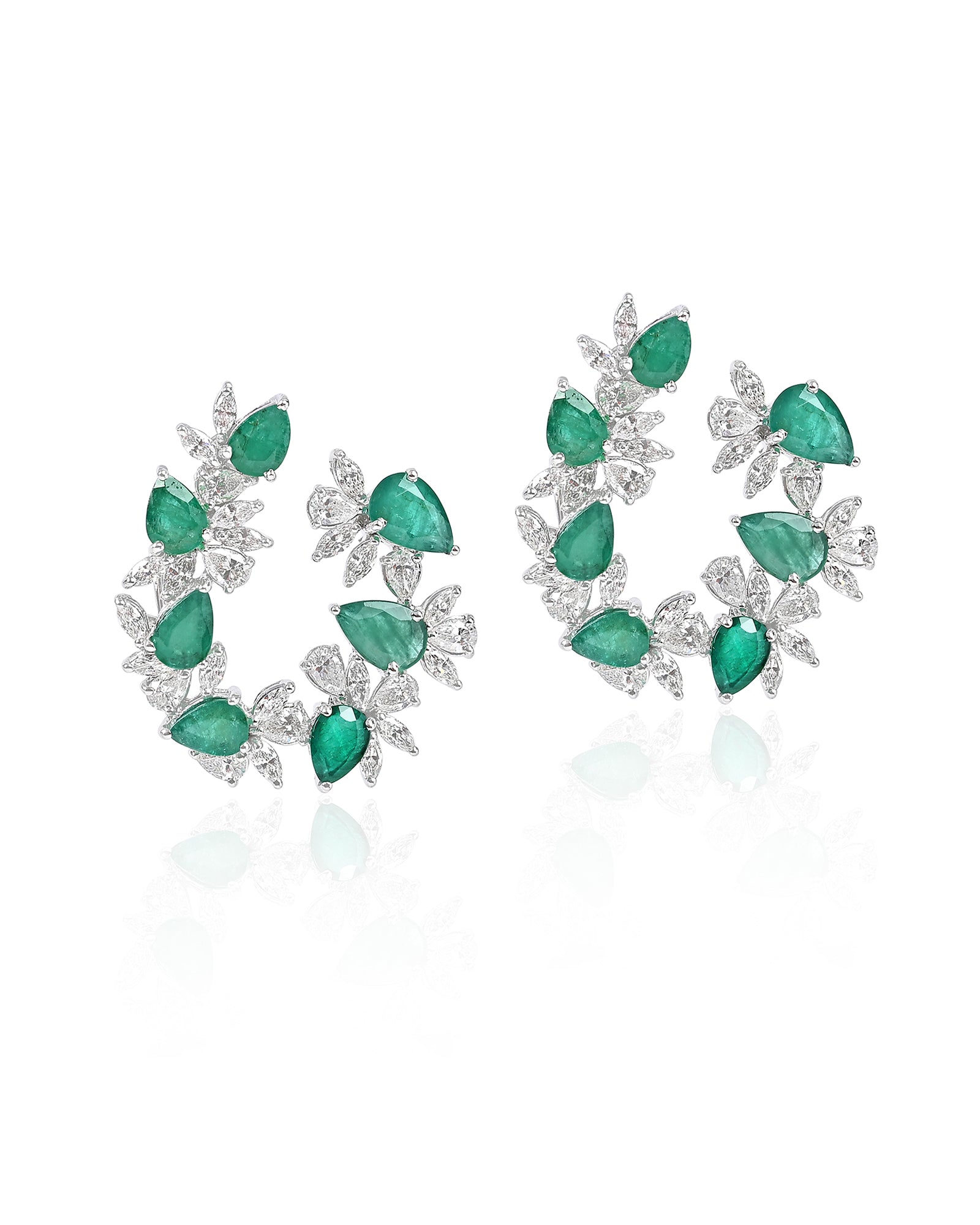 Emerald Lush Soiree Earrings