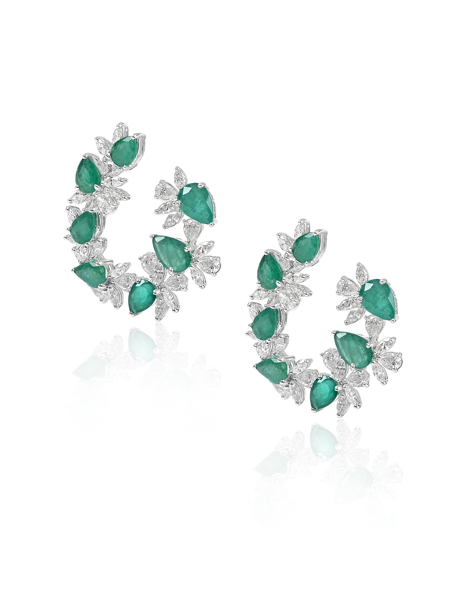 Emerald Lush Soiree Earrings