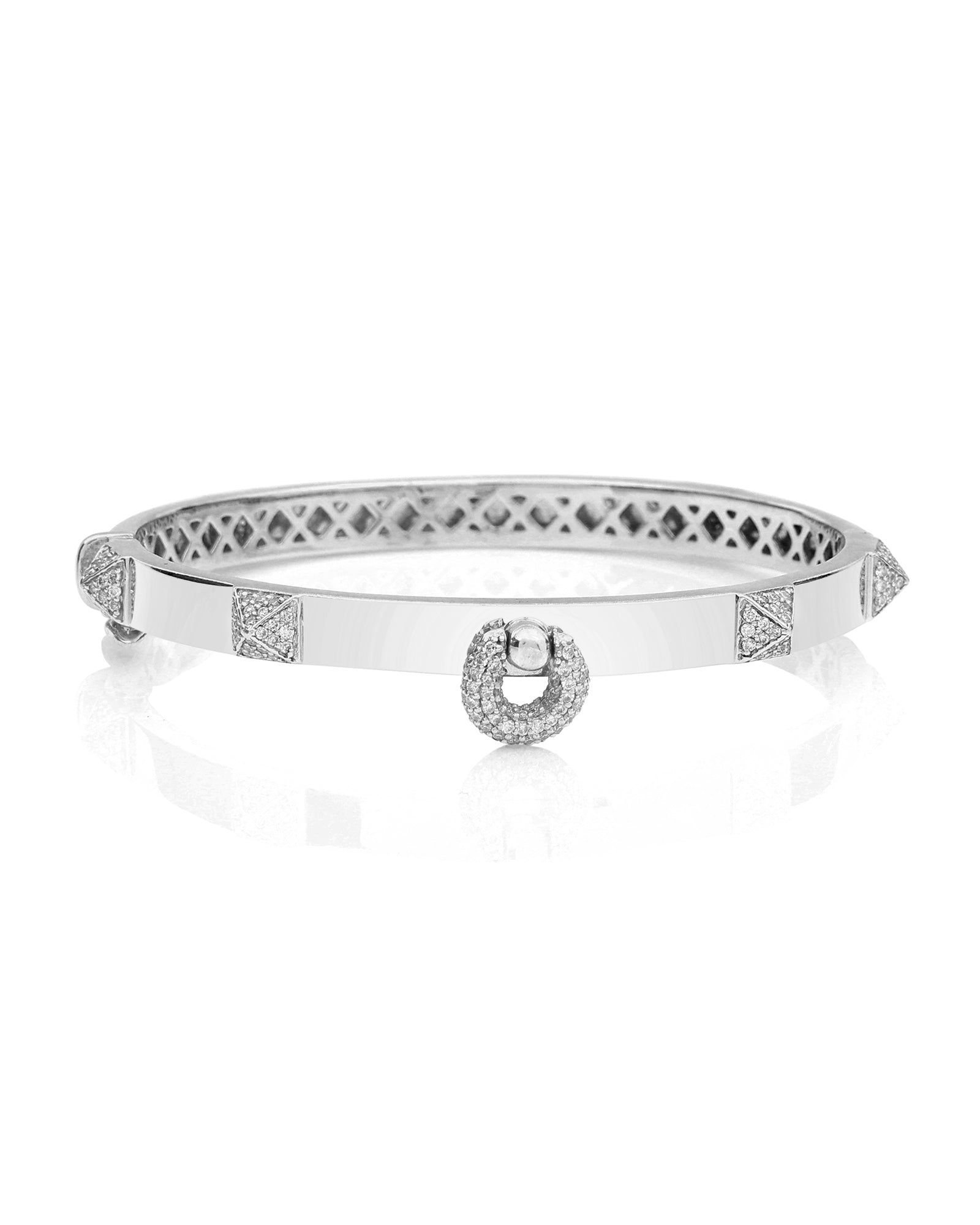 Hardware 2.0 White Gold Bracelet