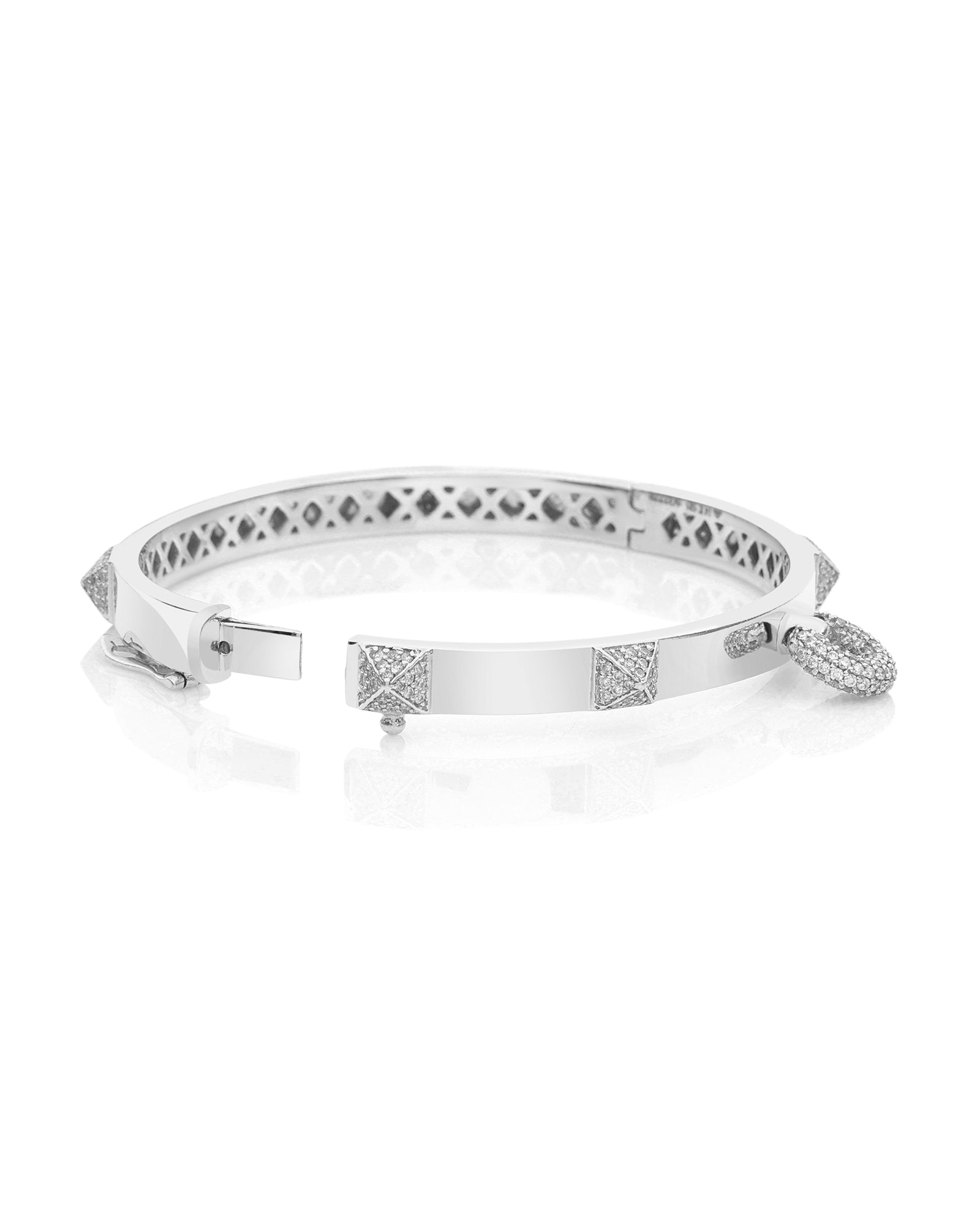 Hardware 2.0 White Gold Bracelet