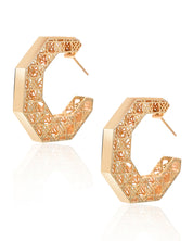 Honeycomb Glam Hoops