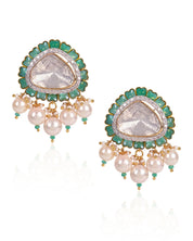 Zoya Emerald earrings