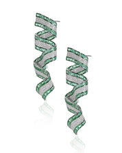 Emerald Confetti earrings