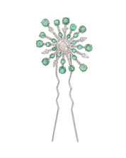 Emerald Dew Drop Hairpin