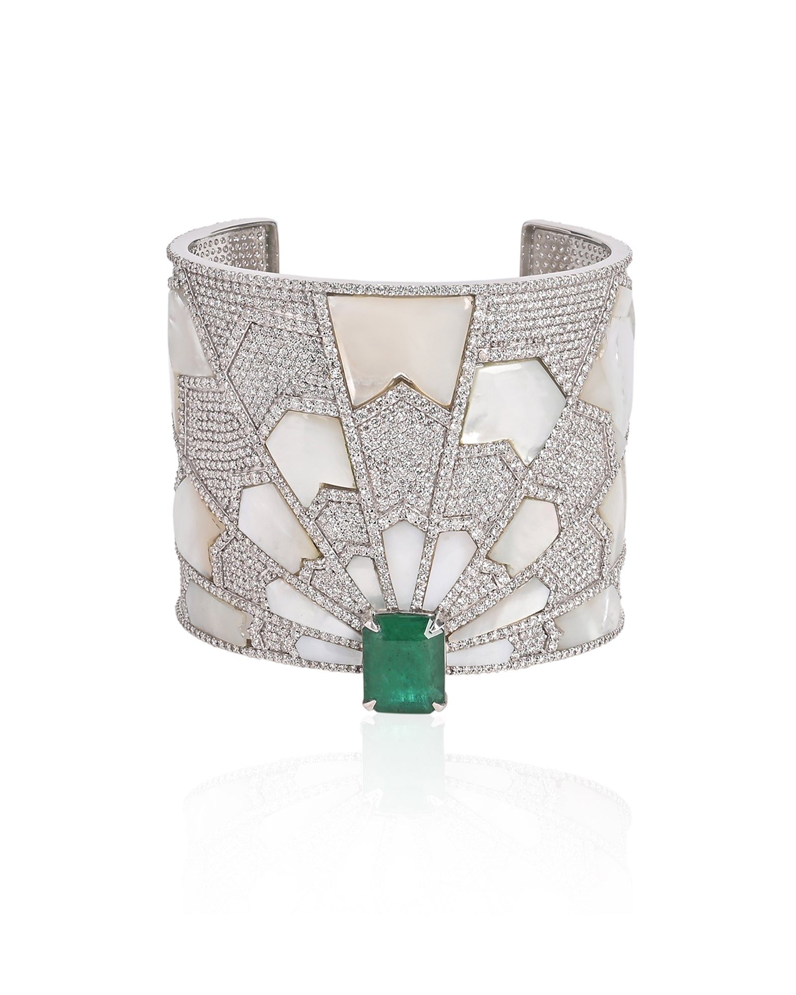 Starburst Emerald Cuff