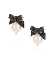 Black Tie Diamond Earrings