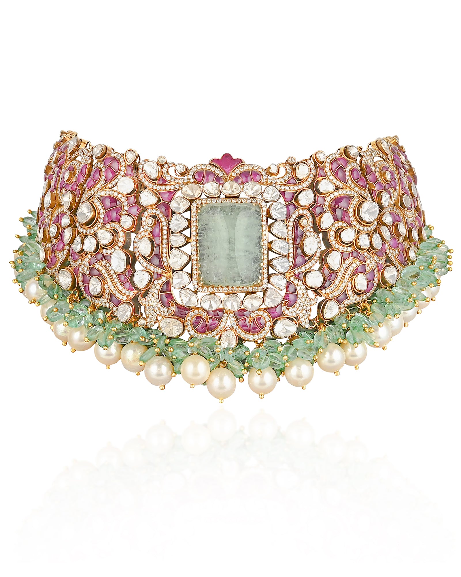 Sheesh Mahal Polki Choker