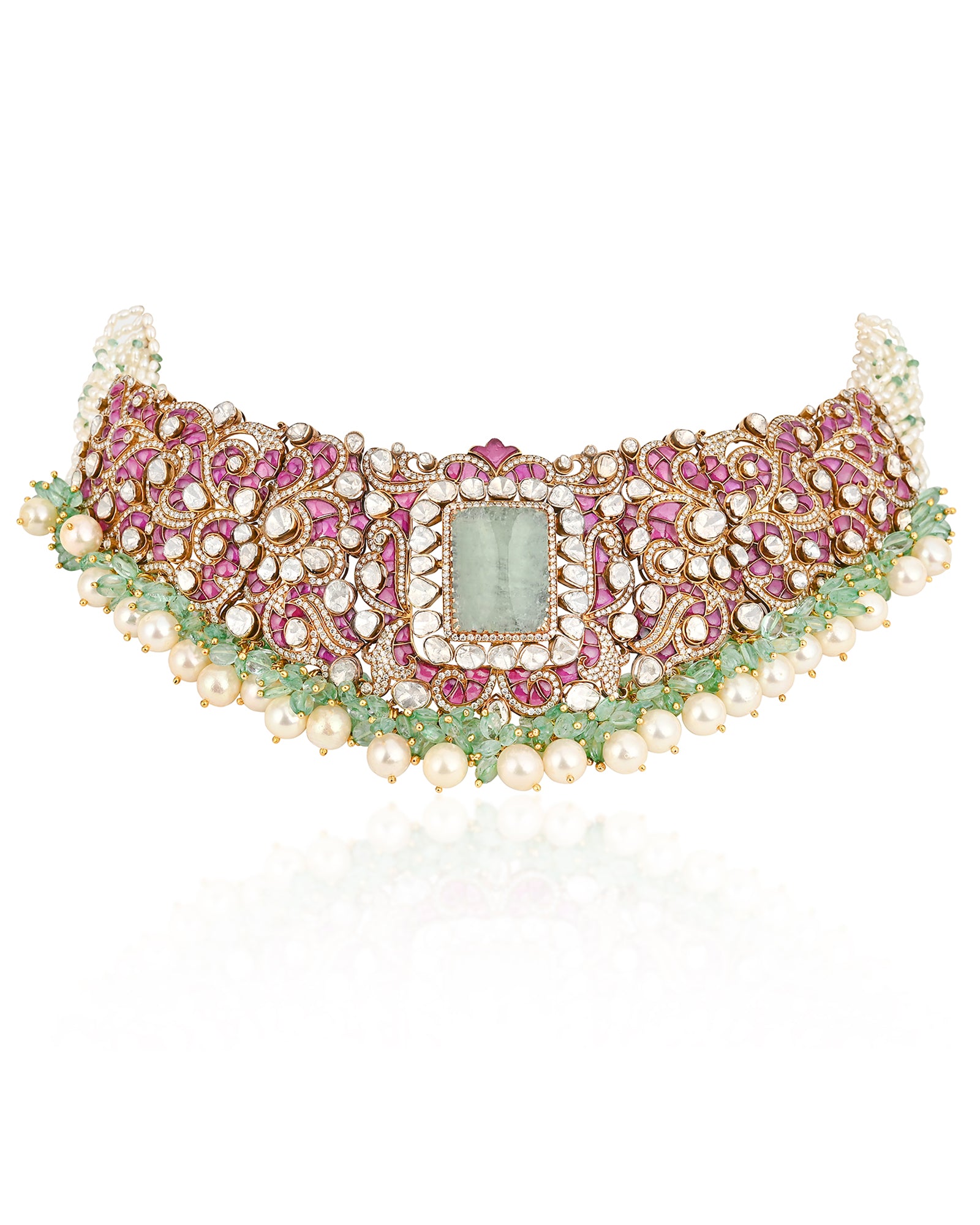 Sheesh Mahal Polki Choker