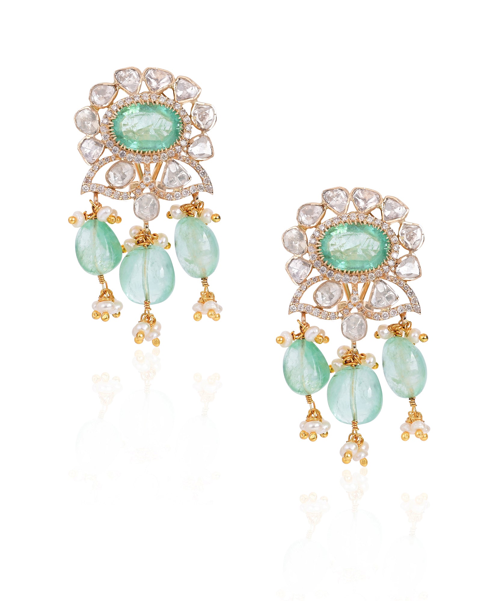 Chaand Phool Earrings