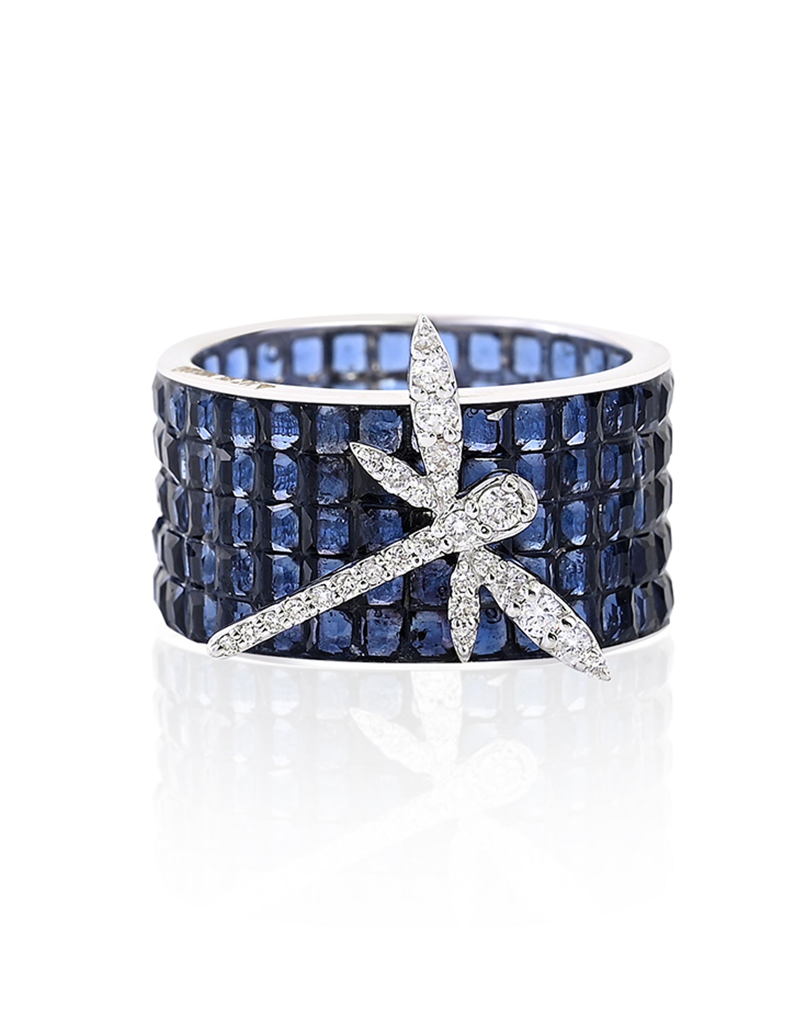 Midnight Dragonfly Ring