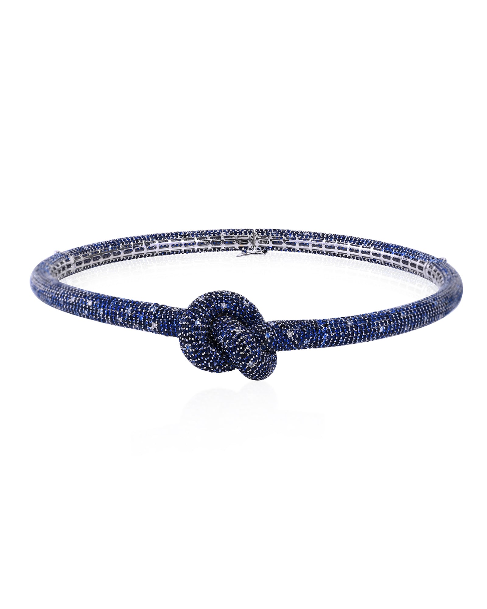 Sapphire Knot Choker