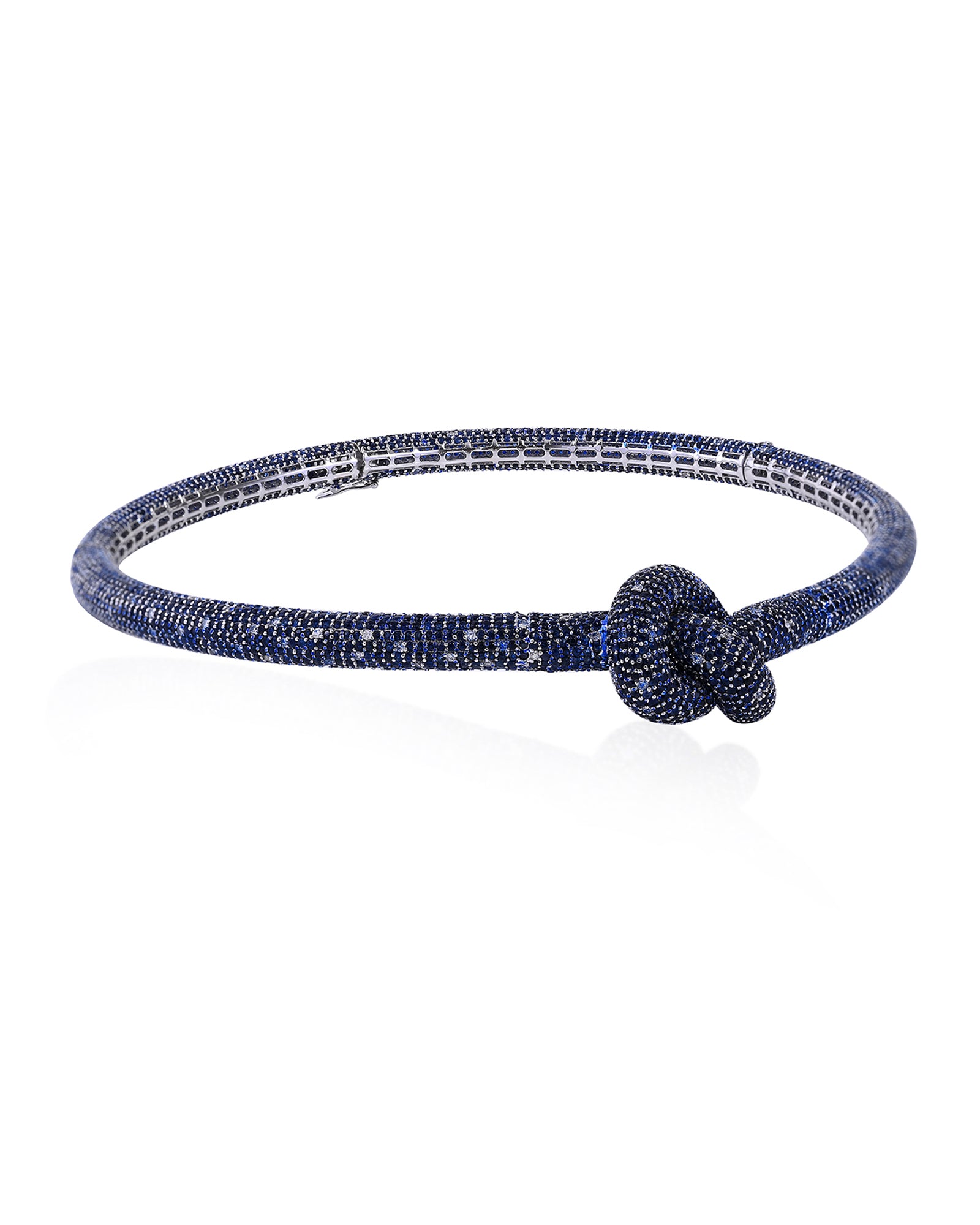 Sapphire Knot Choker