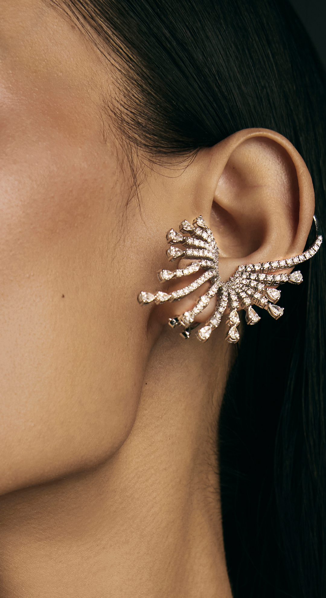 Starburst Diamond Ear Cuff