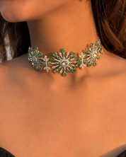 Emerald Dew Drops Choker