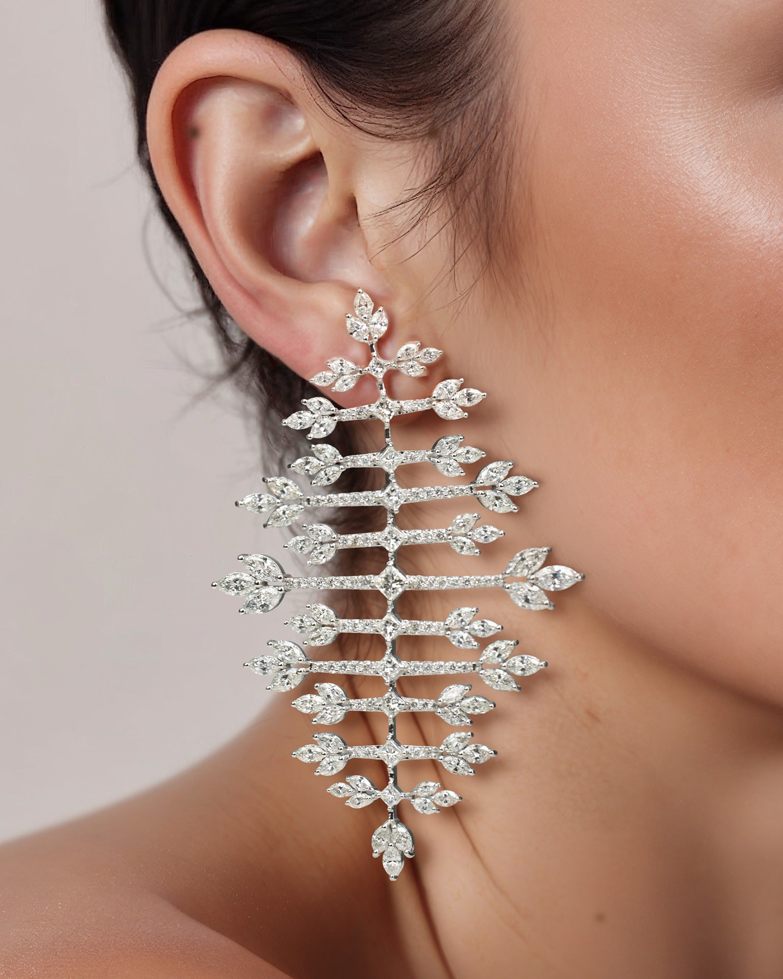 Ice Queen Diamond Earrings