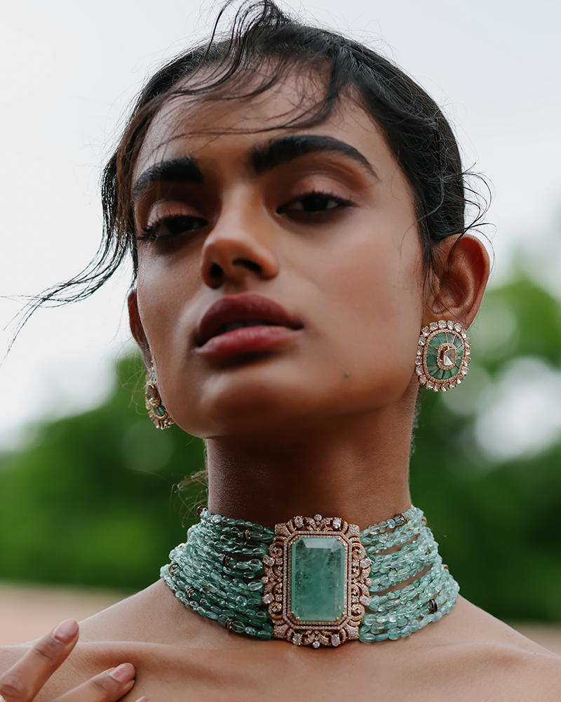 Emerald Overload Necklace