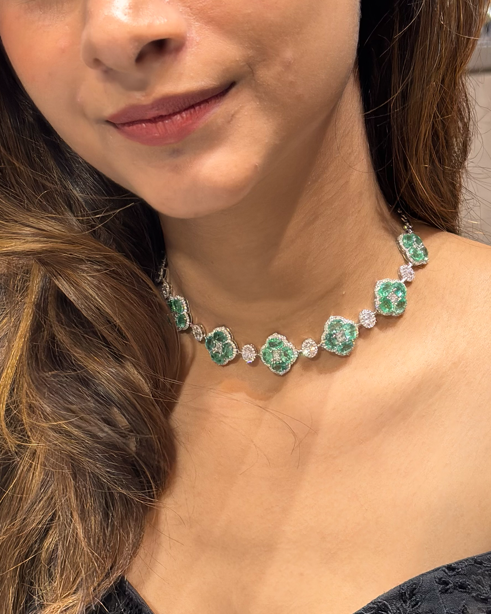 Calliope's Emerald Necklace