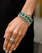 Emerald Estate Bracelet