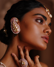 Ruby Paisley Ear Cuffs