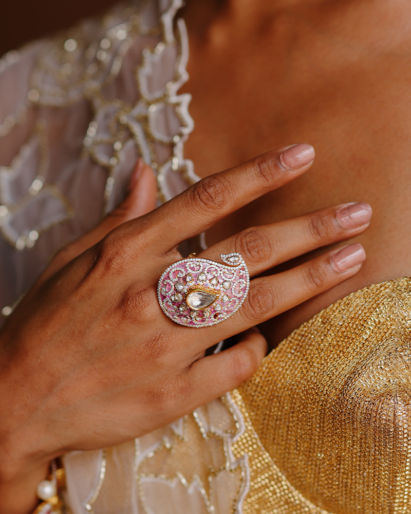 Ruby Paisley Ring