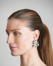 Emerald Lush Soiree Earrings