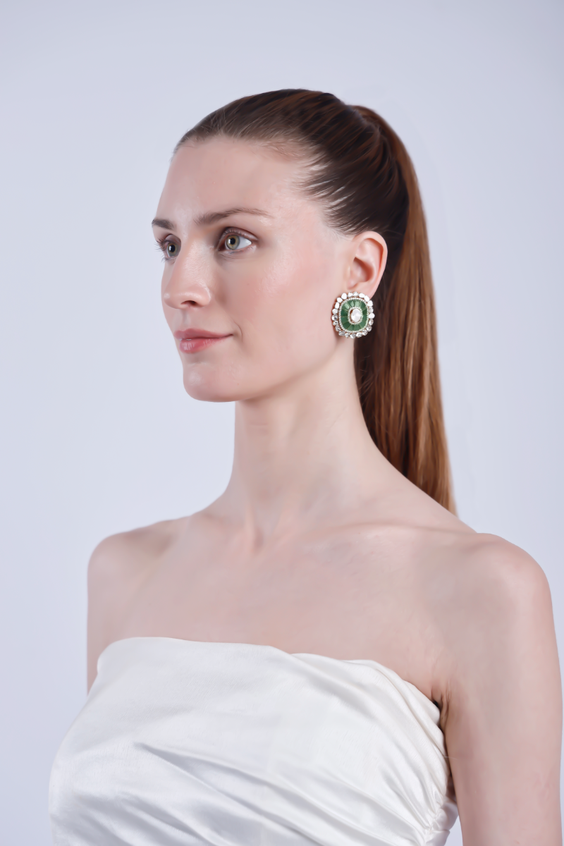 Emerald Duet Earrings