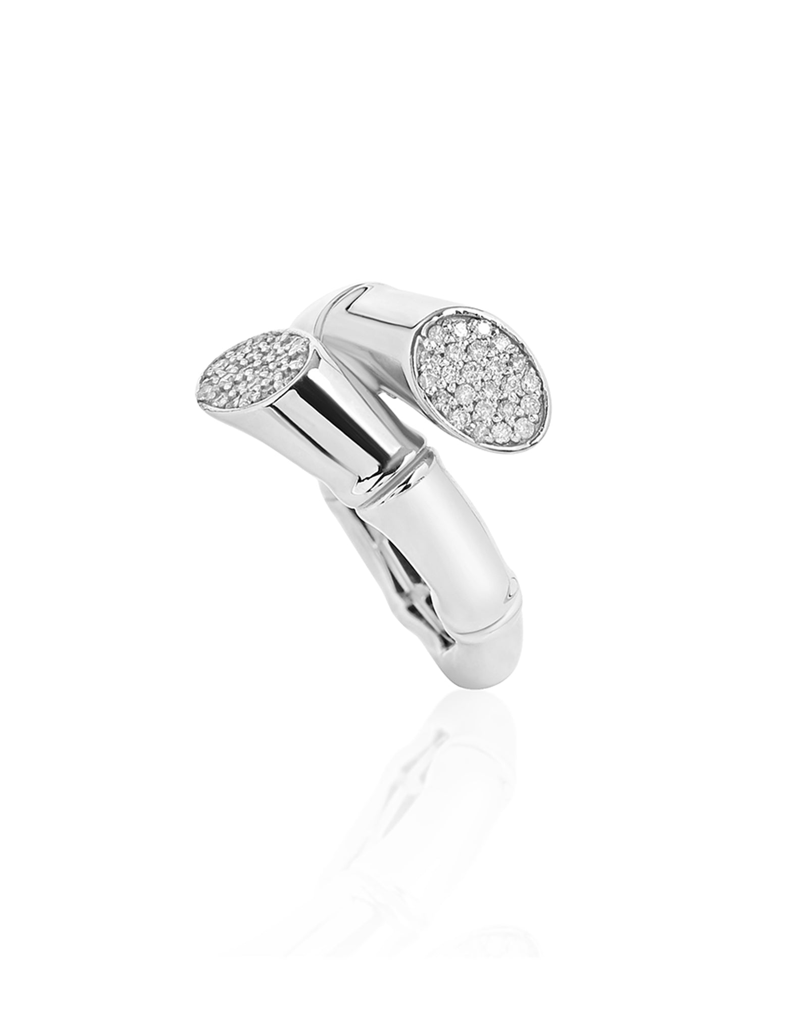 Nefertiti White Gold Ring